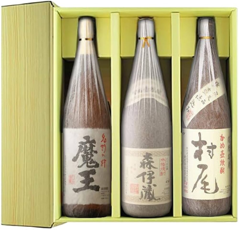 Amazon.co.jp: [焼酎 ギフトセット] 芋焼酎の最高峰3Mセット！森伊蔵
