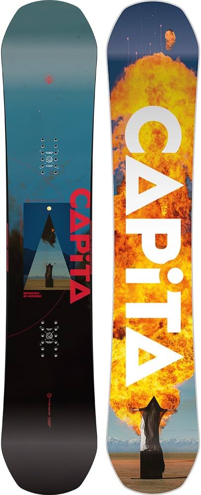 Amazon.com : CAPiTA Defenders of Awesome Snowboard, 150cm : Sports