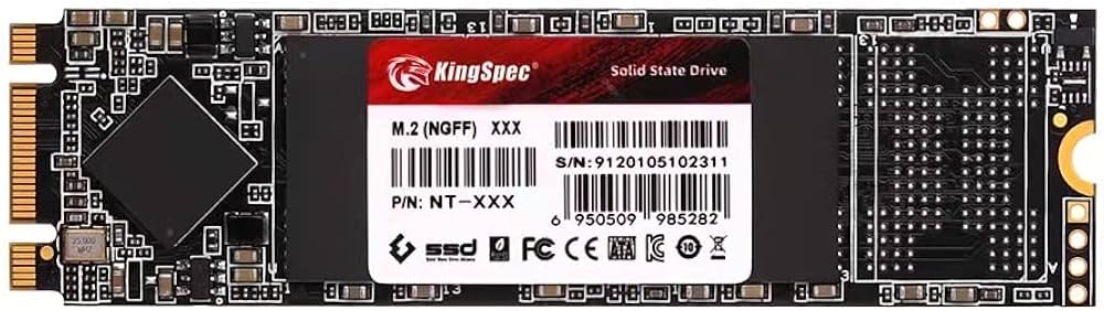 Amazon | KingSpec 256GB M.2 SSD 2280 SATA III 6 Gb/s 3D NAND NGFF