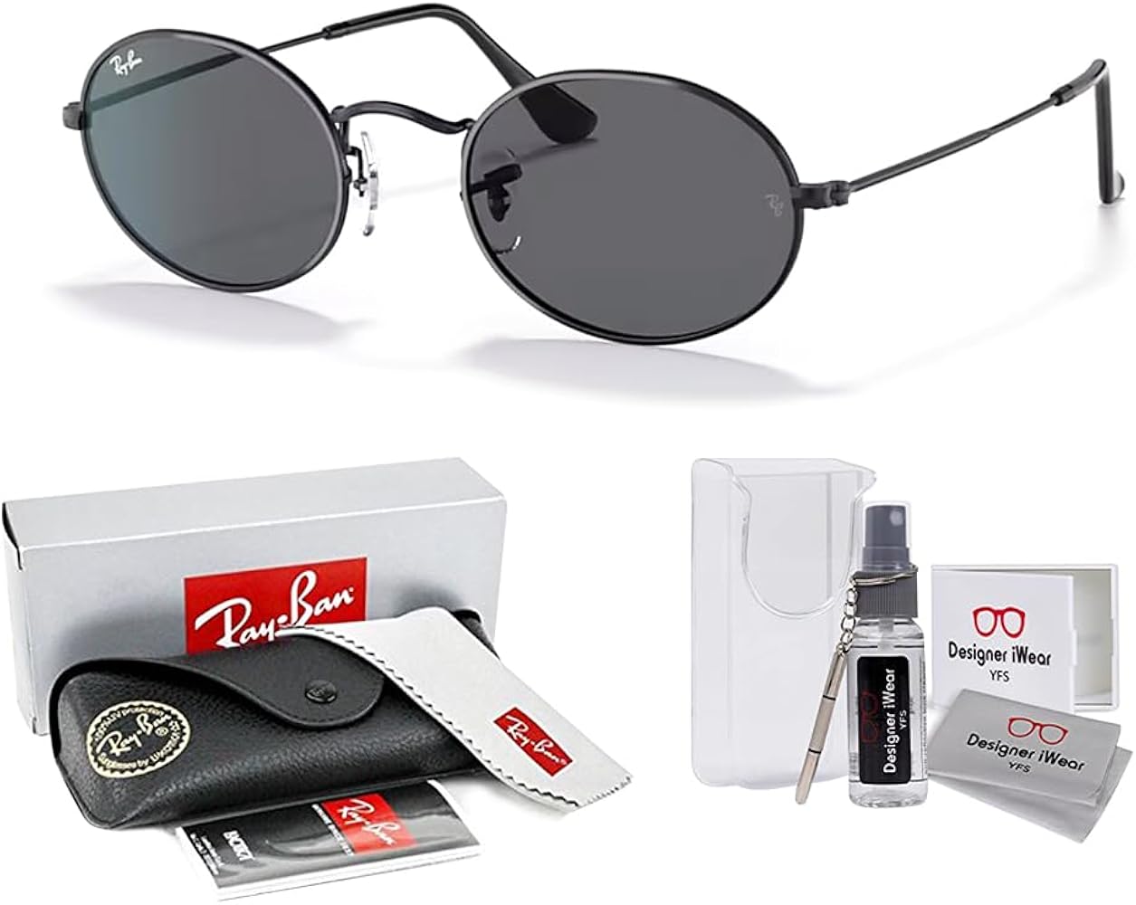 Amazon.com: Ray-Ban RB3547 002/B1 51MM Black/Crystal Lens Dark