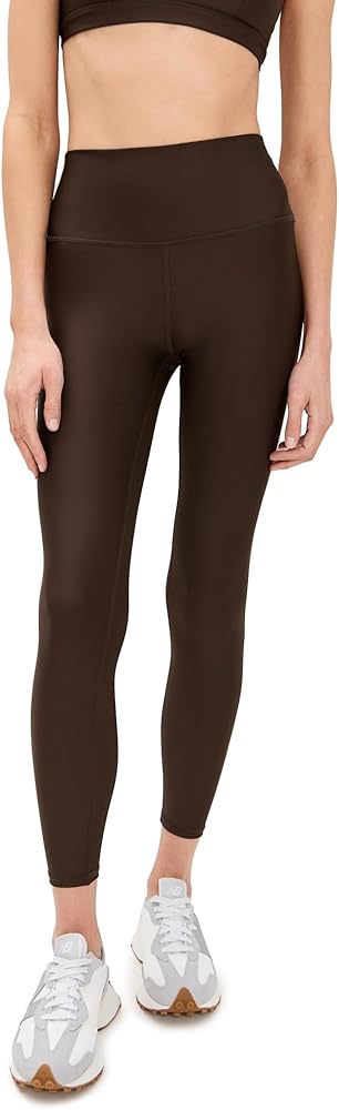Alo Yoga Women's 7/8 High-Waist Airlift Leggings, Espresso, M at