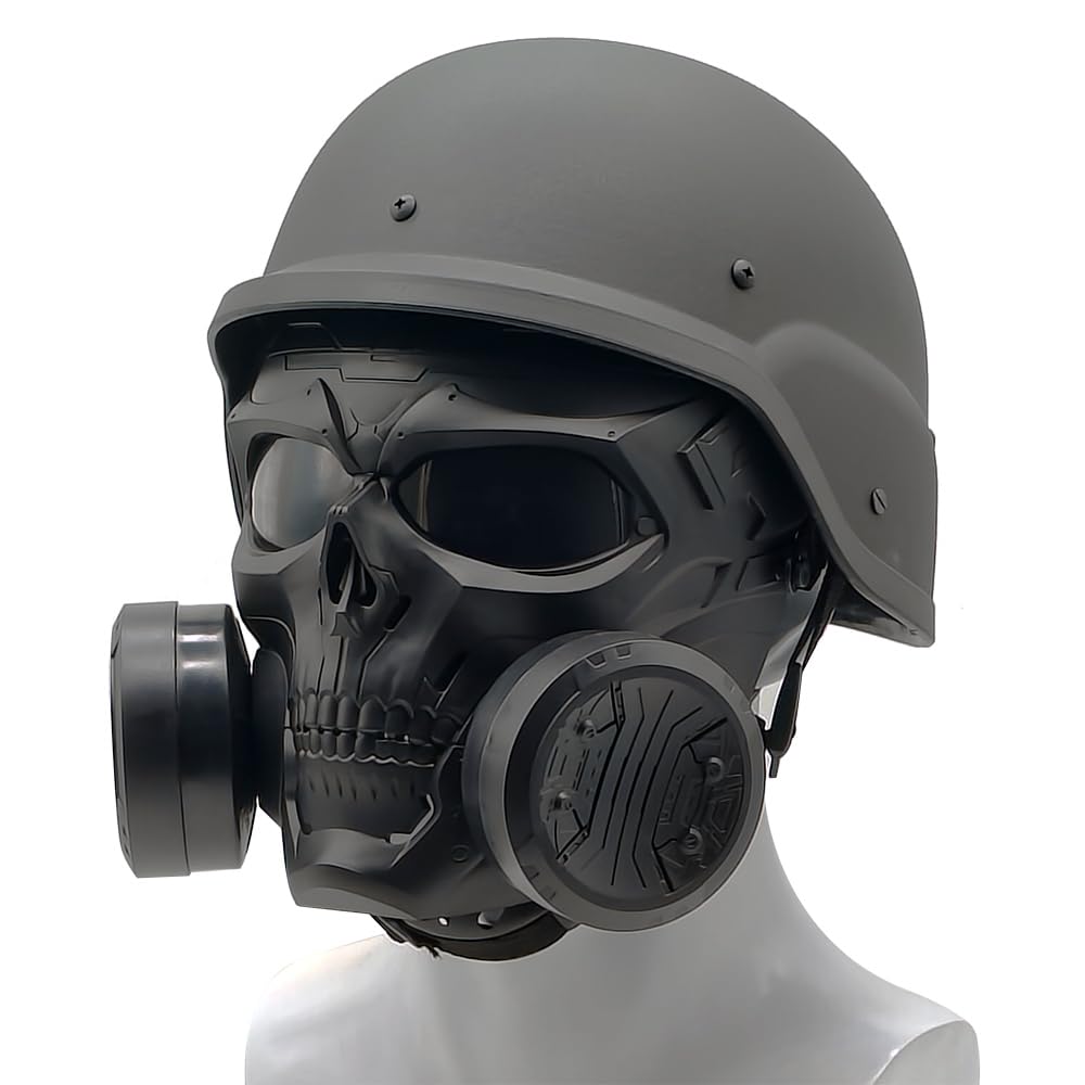 Amazon.co.jp: フルフェイス エアソフト ガスマスク M88 ヘルメット