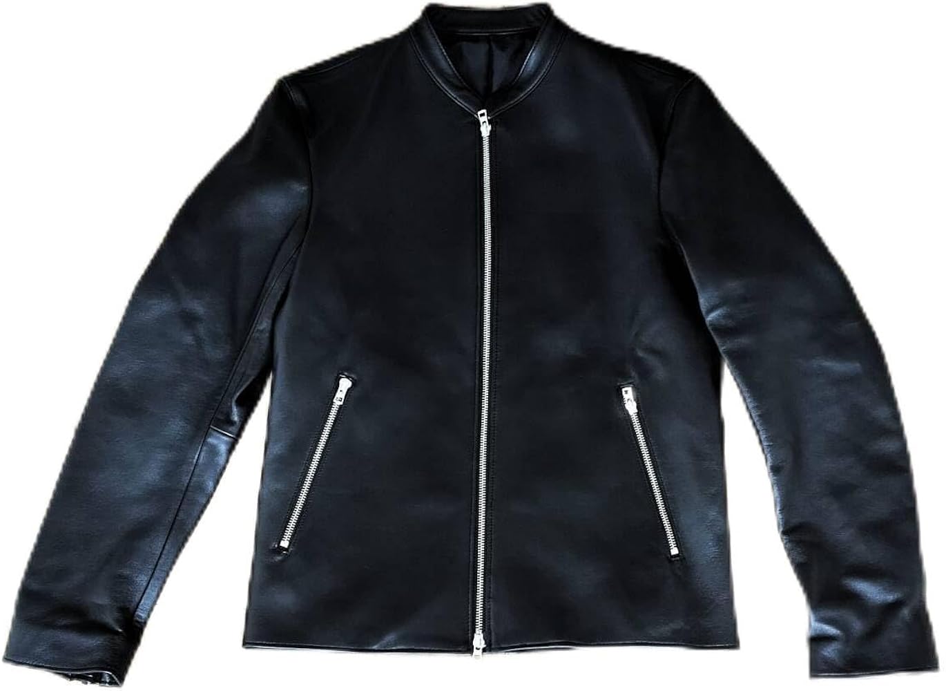 Amazon.co.jp: LIDnM リドム レザー シングルライダース ジャケット L