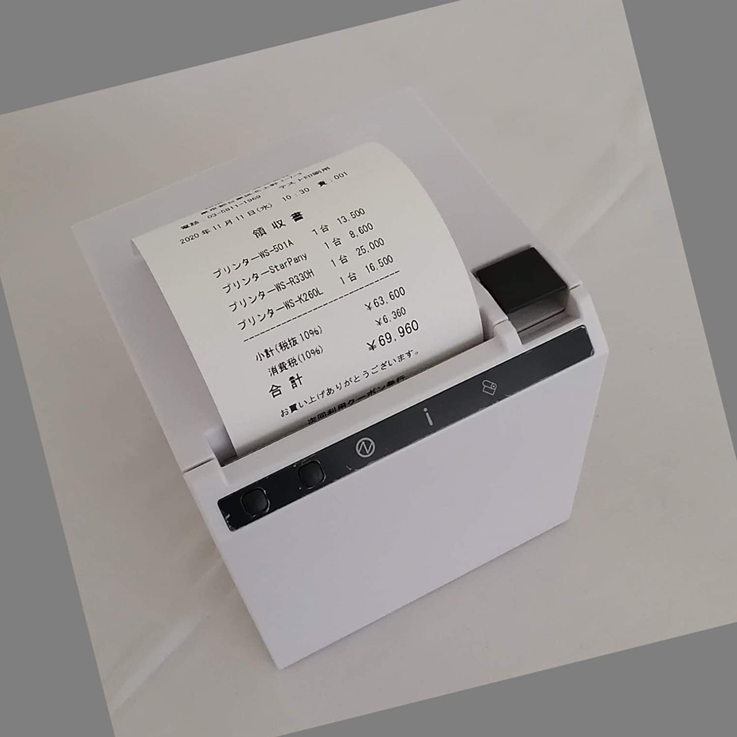 Amazon.co.jp: レシートプリンター サーマルプリンター WS-R330H POS