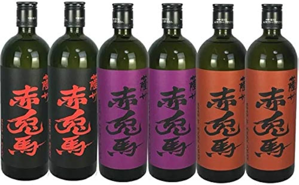 Amazon.co.jp: 焼酎セット 芋焼酎 赤兎馬 せきとば 飲み比べ 720ml 6本