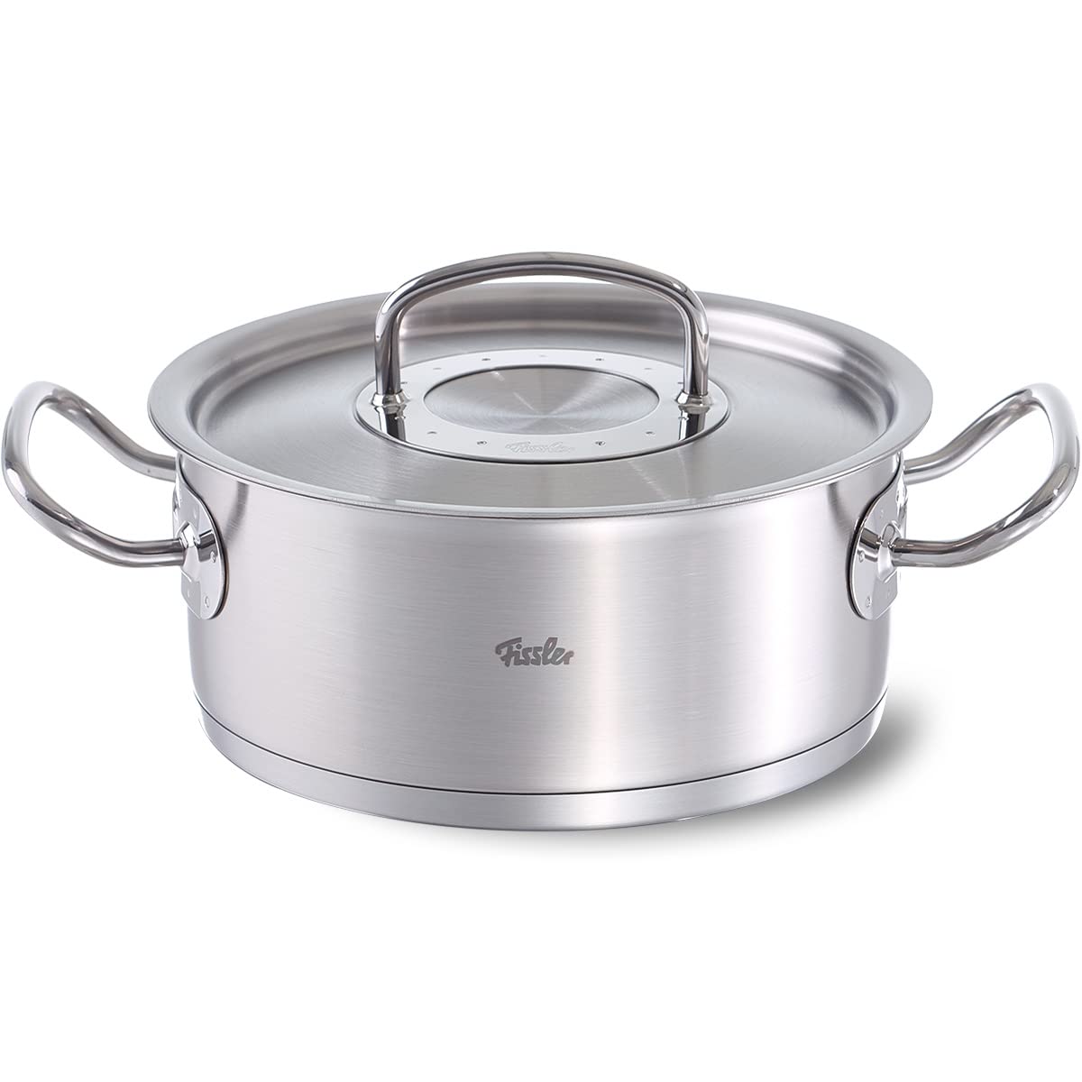 Amazon.co.jp: フィスラー (Fissler) キャセロール シルバー 24cm プロ