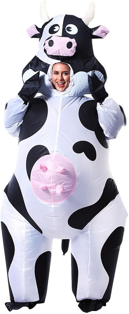 Amazon.co.jp: [bealight] 着ぐるみ 牛 エアコスプレ ハロウィン仮装