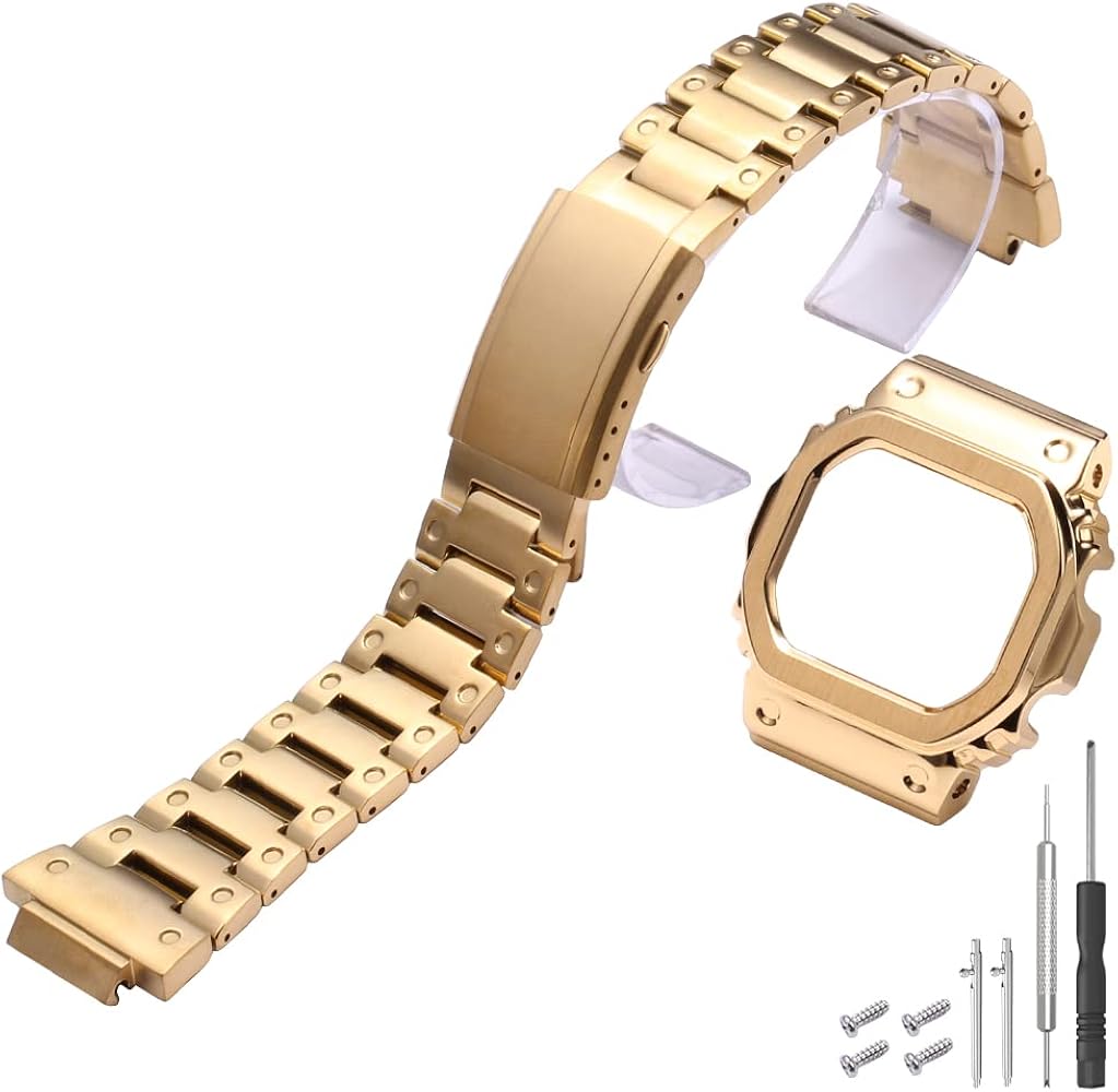 WRISTARMOR Stainless Steel watch strap case Compatible with Casio