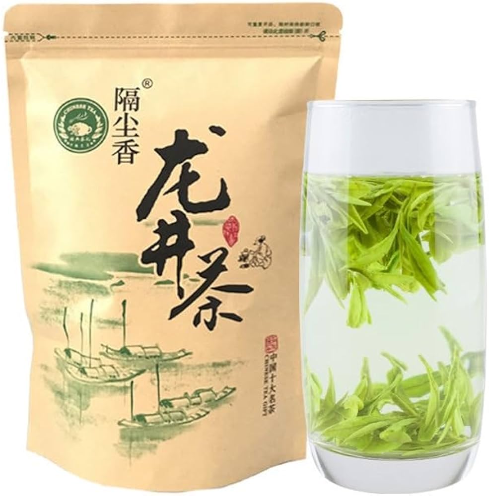 Amazon.co.jp: 西湖龍井の茶葉 龍井茶 穀雨前 浙江省産高山緑茶 西湖