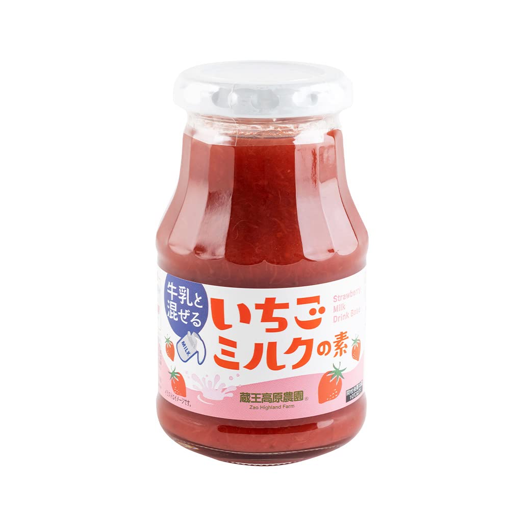 Amazon | 蔵王高原農園いちごミルクの素 275g×6本 | 蔵王高原農園 ZAO