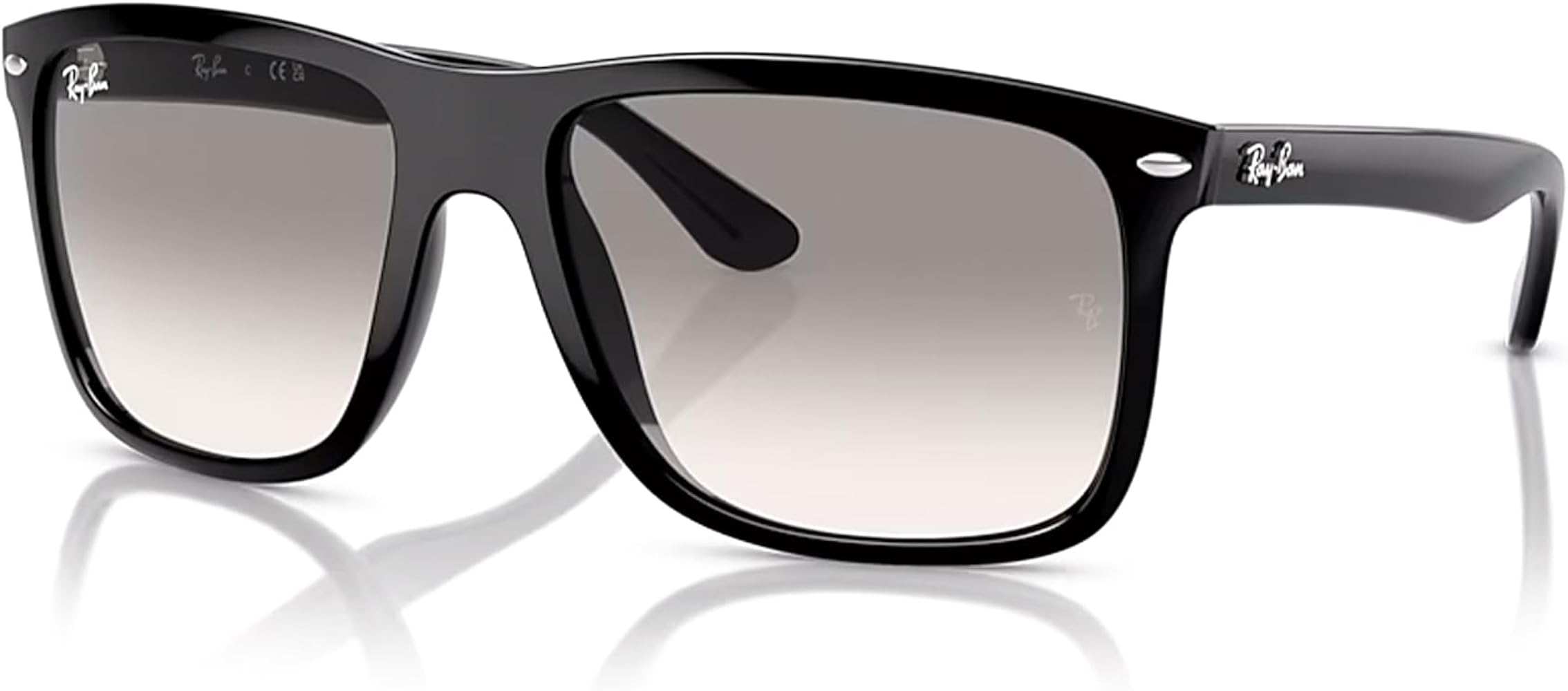Amazon.com: Ray-Ban Boyfriend Two RB4547F 601/32 60MM Black/Light