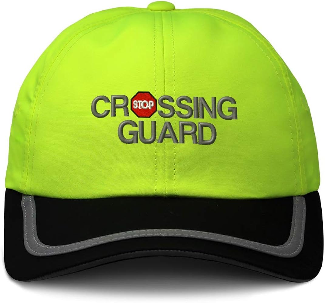 Speedy Pros Reflective Running Hat Stop Sign Crossing Guard