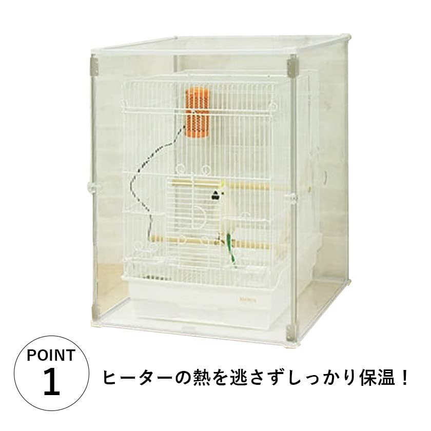 Amazon | とりまる Mサイズ 鳥かご アクリルケース 防寒カバー ケージ