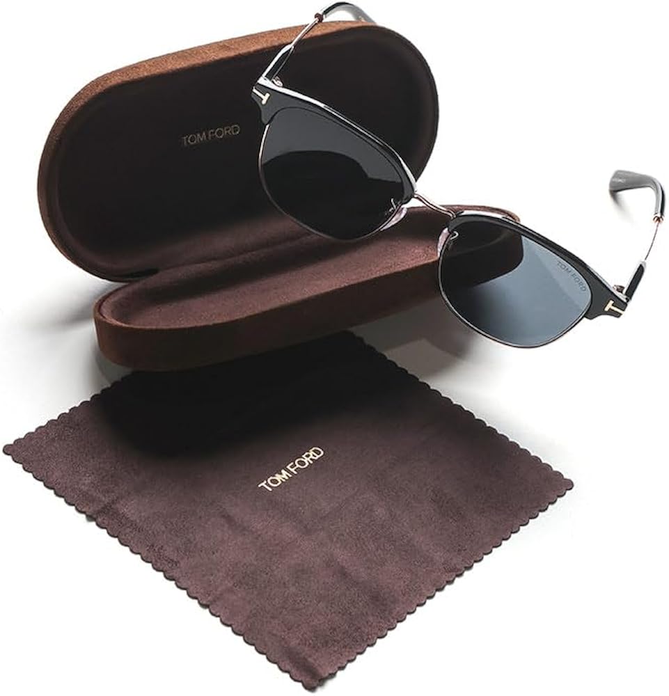 Amazon | (トムフォード) ハーフリム ウェリントンタイプ サングラス