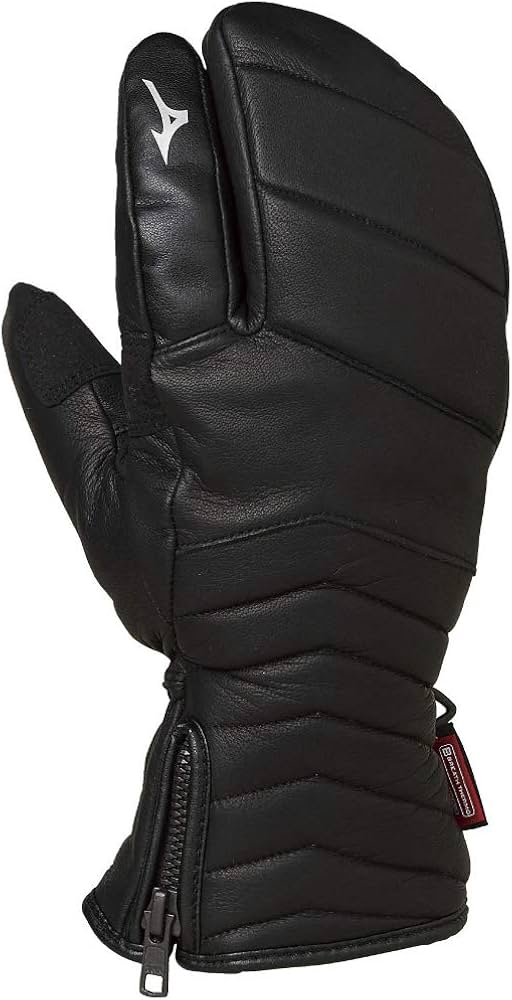 Amazon | MIZUNO(ミズノ) スキー グローブ レザー3本指グラブ 手袋