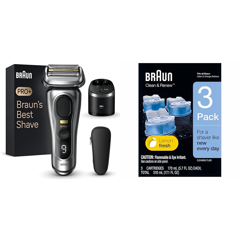 Braun Series 9 PRO+ Electric Shaver, 5 Pro Shave Elements