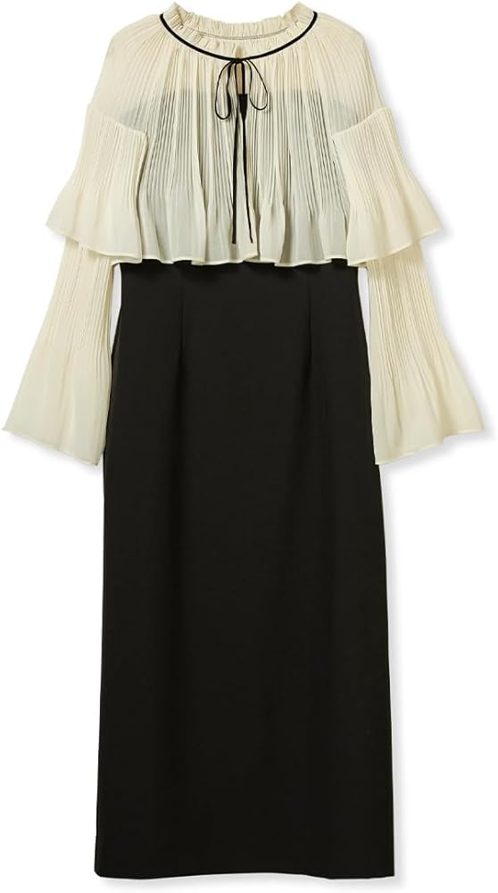 Amazon.co.jp: [セルフォード] ブラウスケープ付きドレス CWFO251302