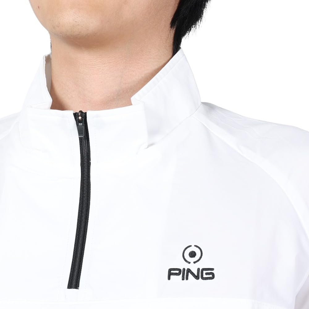 コ*リ様 【新品】PING ハーフジップシャツ ゴルフウェア ホワイト LL