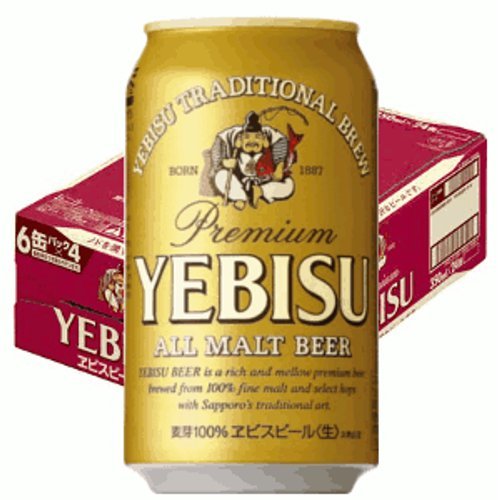 Amazon.co.jp: サッポロ エビス 350ml 缶 1ケース (24本入) : 食品
