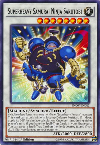 Amazon.com: YU-GI-OH! - Superheavy Samurai Ninja Sarutobi (INOV