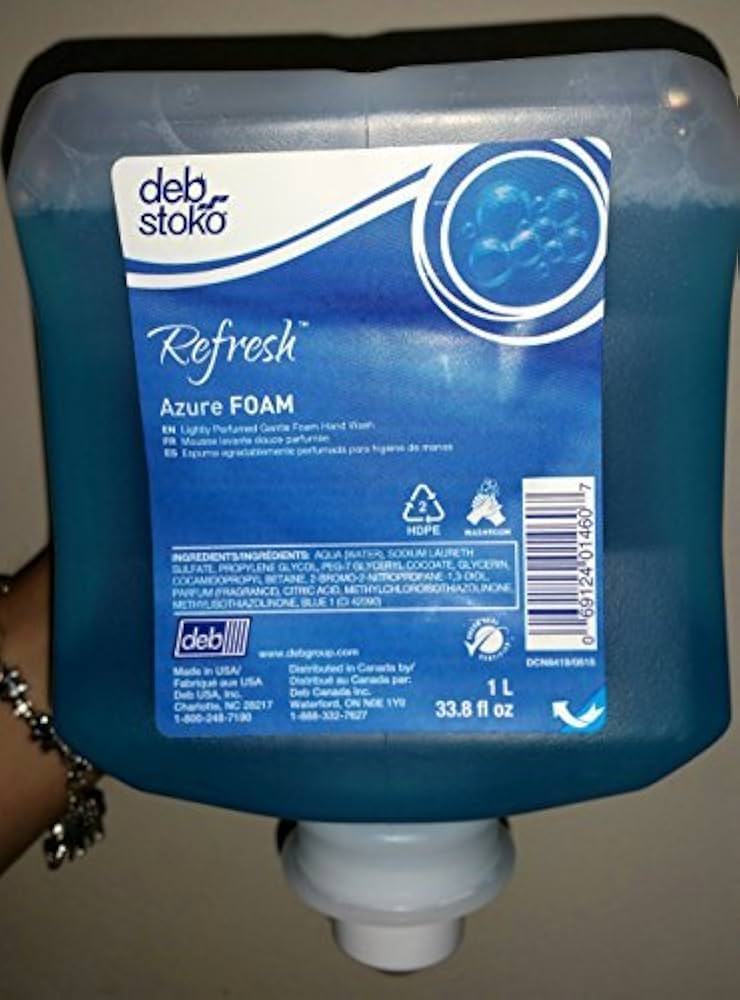 Amazon.com : DEB-AZU1L - Deb Refresh Azure FOAM Wash 1000ml Refill