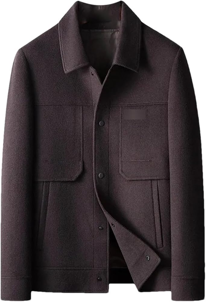 Amazon.com: Wool Jackets For Men Autumn Winter Detachable Down