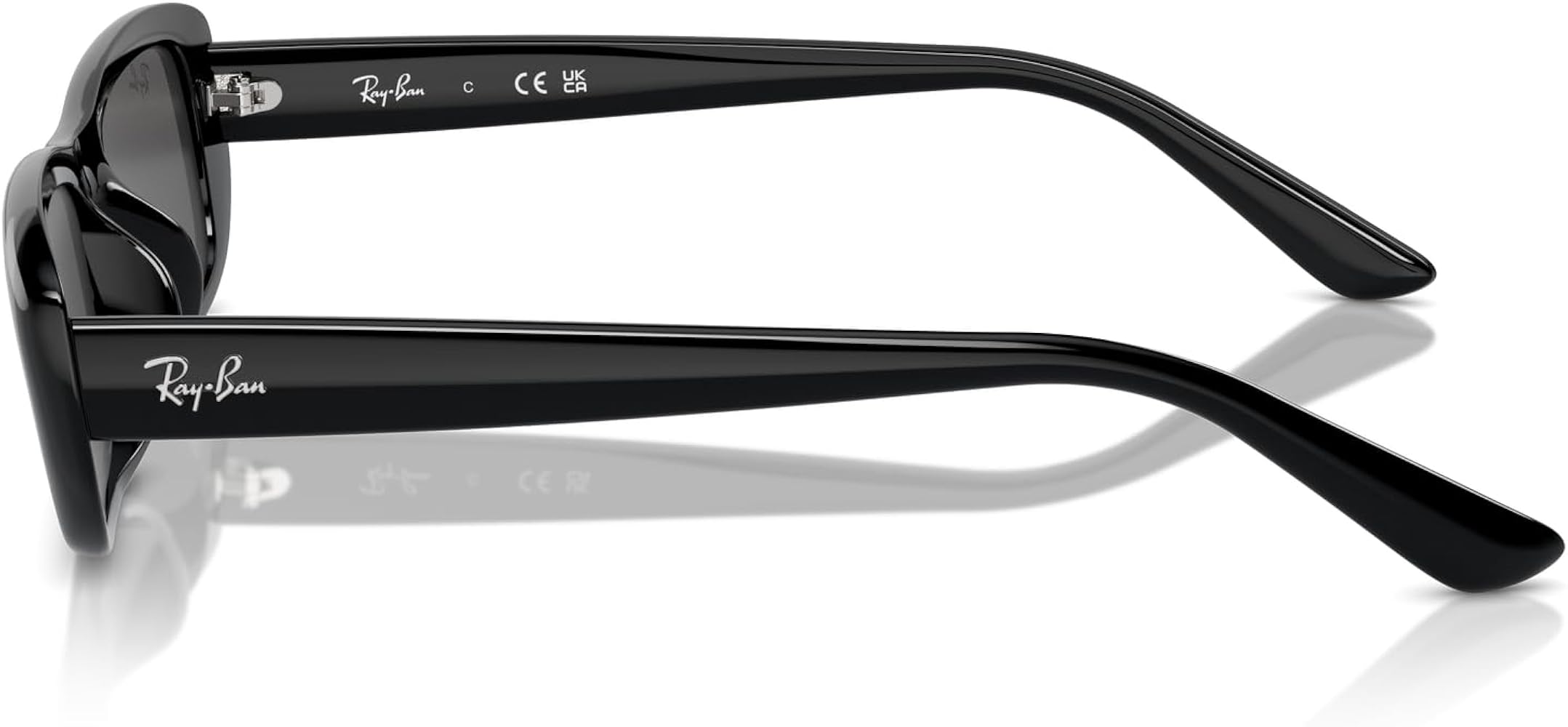 Amazon.com: Ray-Ban RB4436D Sunglasses, Black/Dark Grey, 55 mm