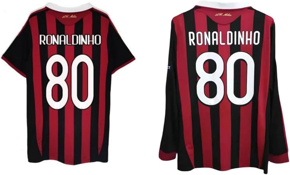 Amazon | 復古版 ACミラン 09-10シーズン サッカー ユニフォーム 番号