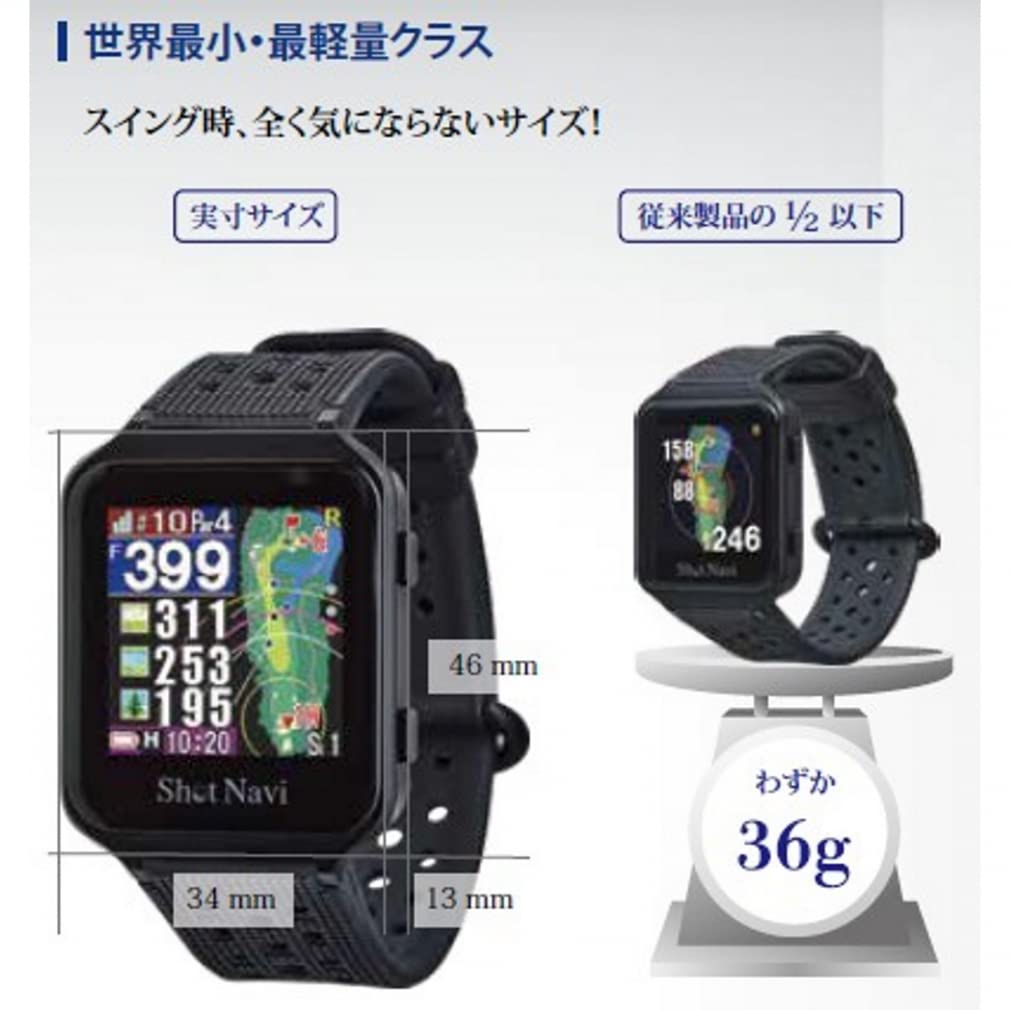 Amazon | Shot Navi AIR(ショットナビ) ブラック タッチパネル 驚愕の