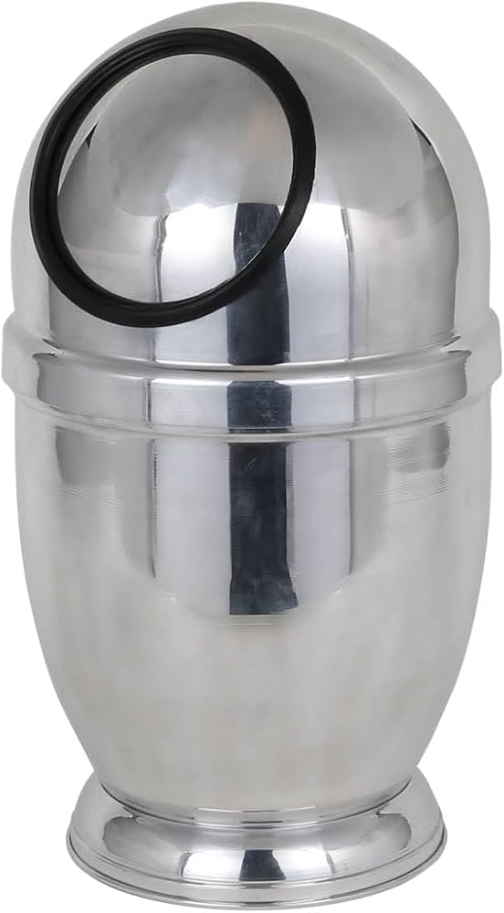 Amazon｜ダルトン(Dulton) ゴミ箱 シルバー L 9.5L アルミニウム