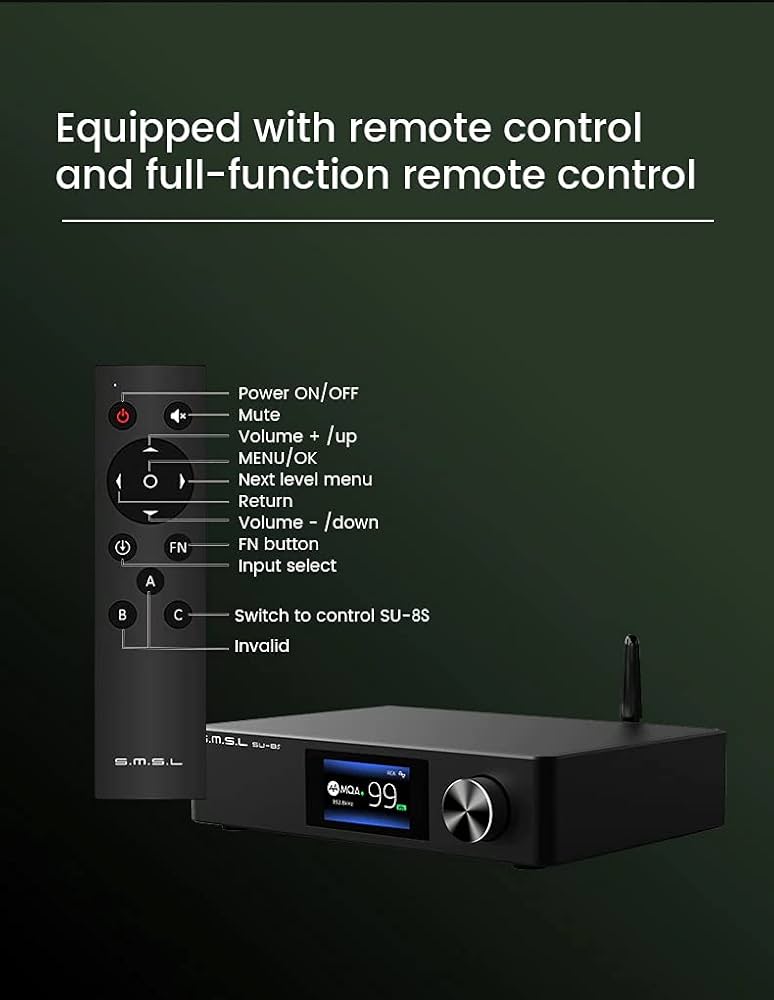 Amazon.co.jp: S.M.S.L SU-8s ES9068AS MQA フルデコード Bluetooth