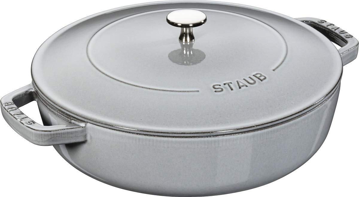 Amazon.co.jp: staub ストウブ 「 ブレイザー ソテーパン グレー 28cm