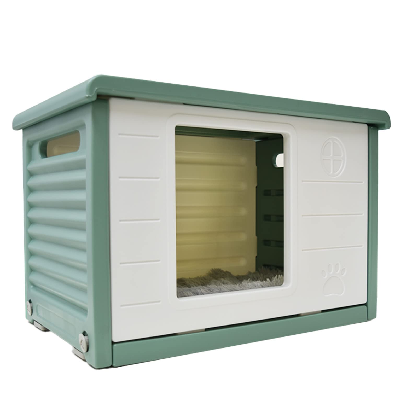 Amazon | ペットハウス 屋外用 外猫ハウス 防水 防寒 毛布付き