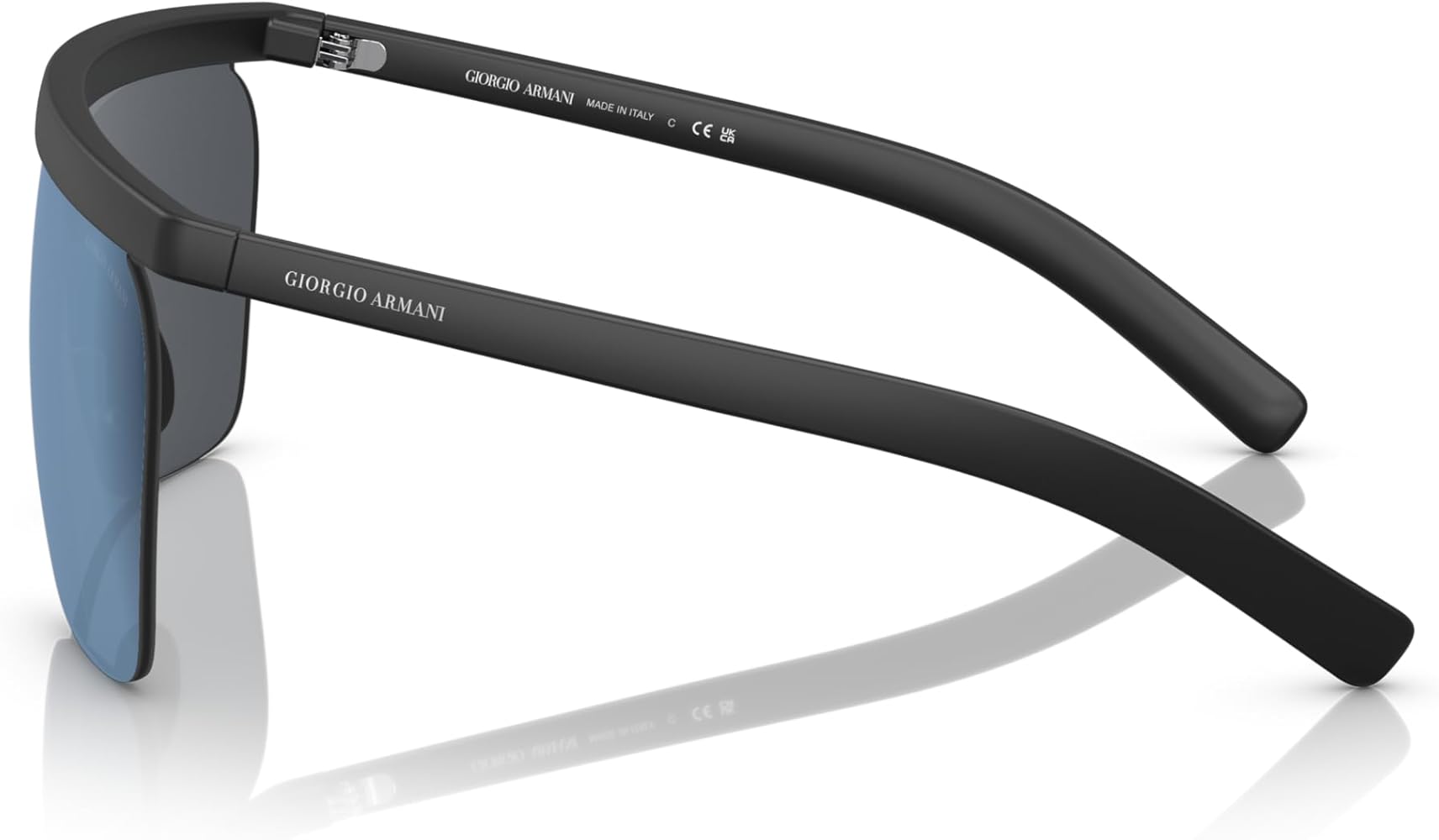 Amazon.com: GIORGIO ARMANI Man Sunglasses Rubber Black Frame, Dark