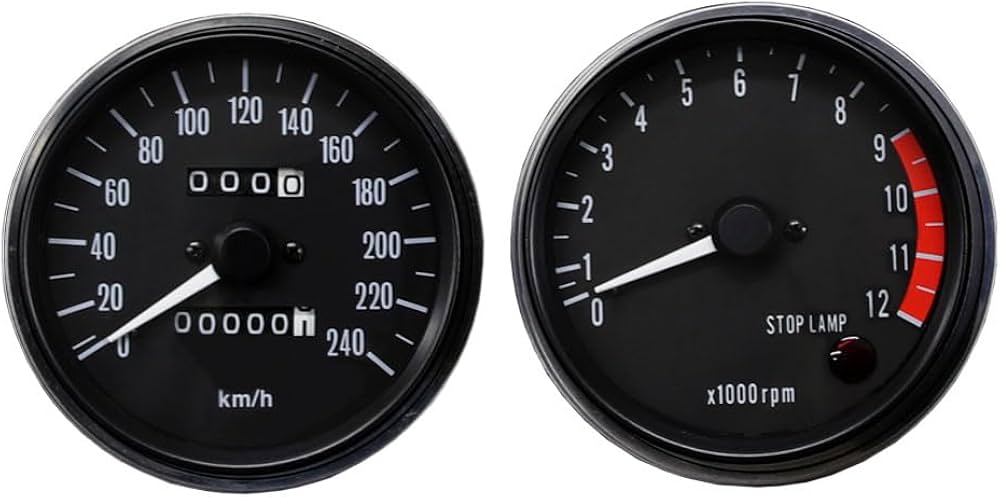Amazon.co.jp: 純正タイプ スピードメーター タコメーター セット Z1用