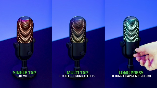 Amazon.com: Razer Seiren V3 Chroma RGB USB Microphone: Stream