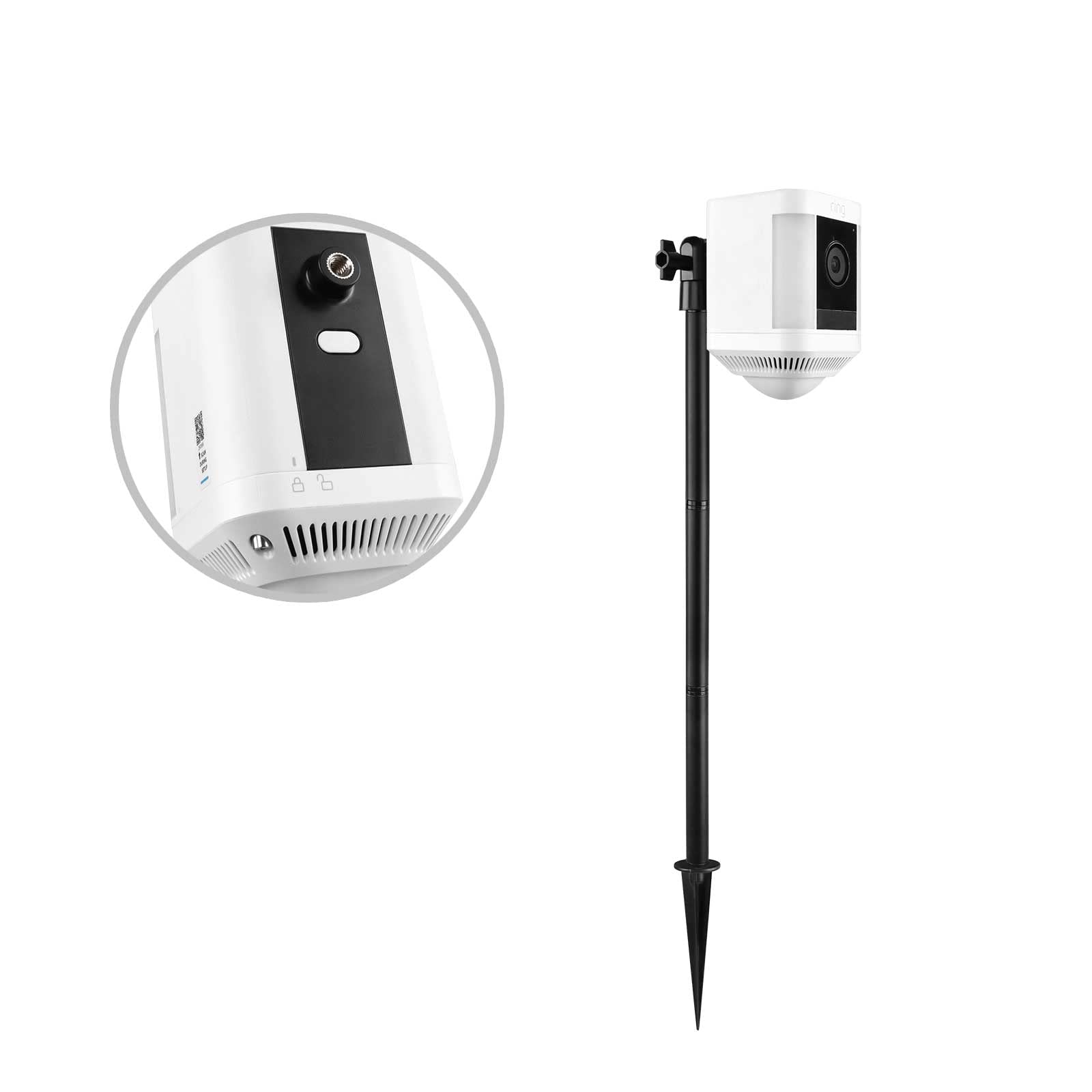Amazon.com: HOLACA Spike Pole Mount Ground Stake for Spotlight Cam