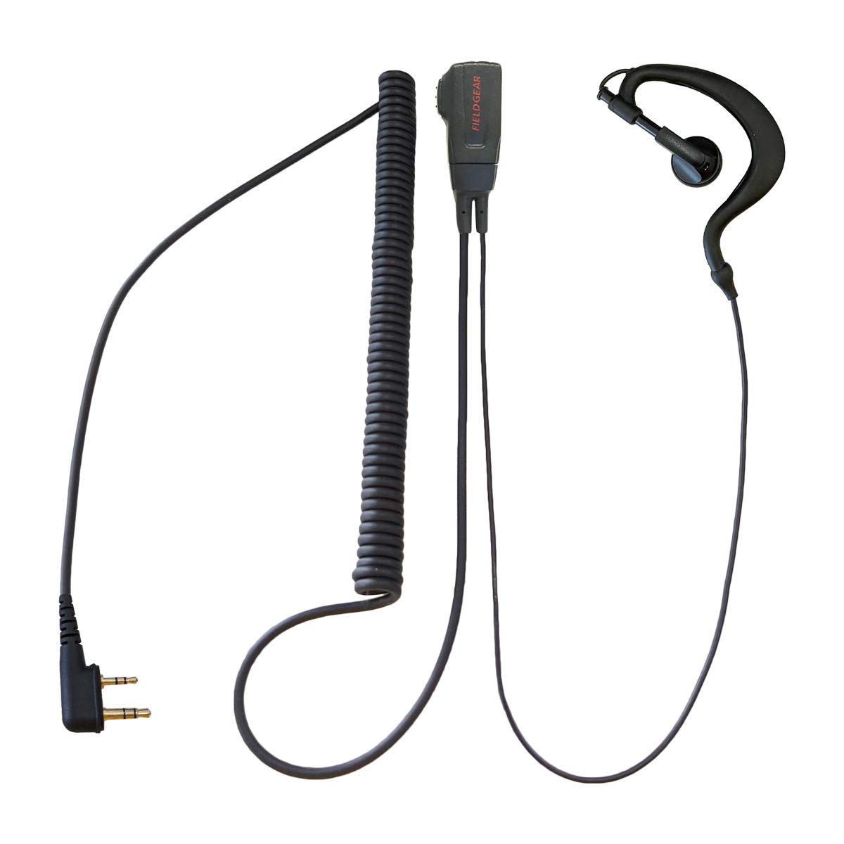 Amazon | アイコム対応 インカム イヤホンマイク L型2ピン用 耳掛け式