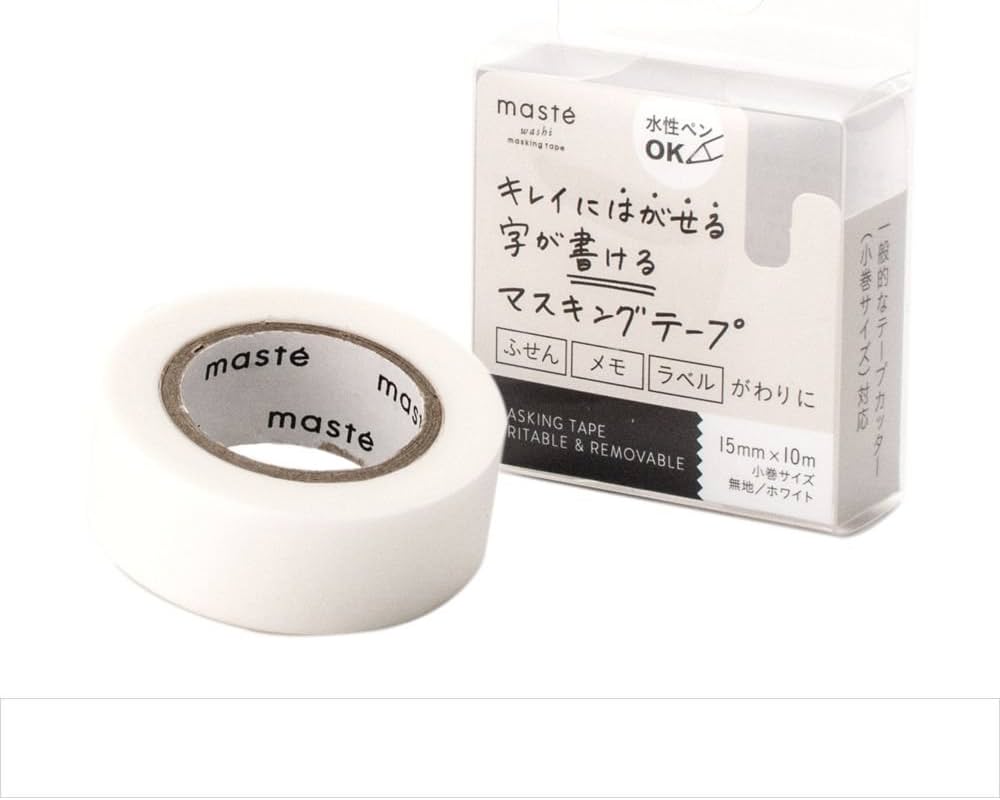 Amazon | マークス 水性ペンで書けるマスキングテープ 小巻 ｢マステ