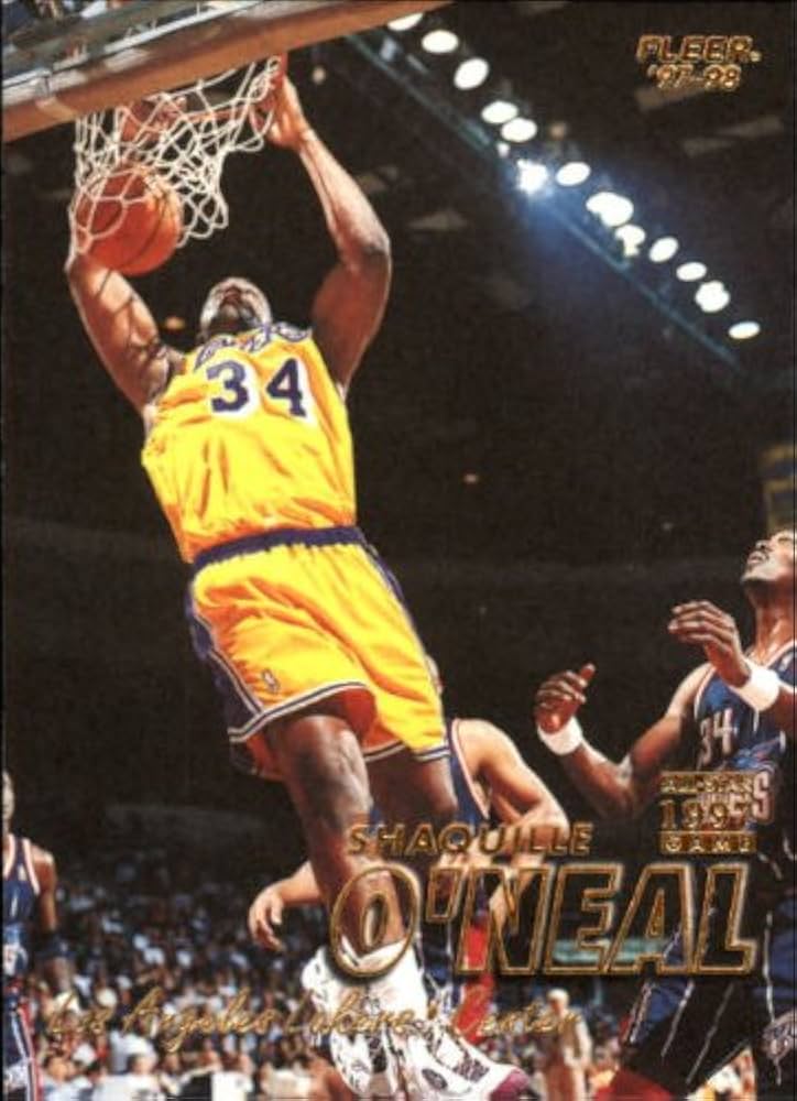 Amazon.com: 1997 Fleer Basketball Card (1997-98) #100 Shaquille O