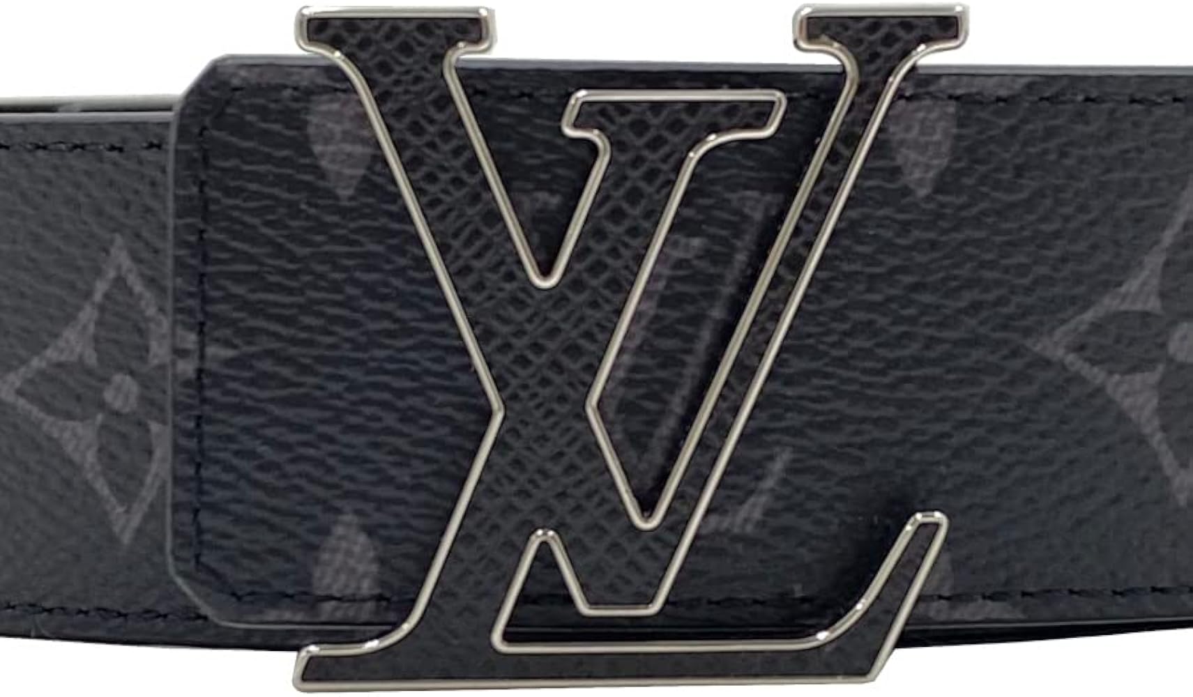 メンズ リバーシブル ベルト ロゴLVシングル M9232 美品 ルイ