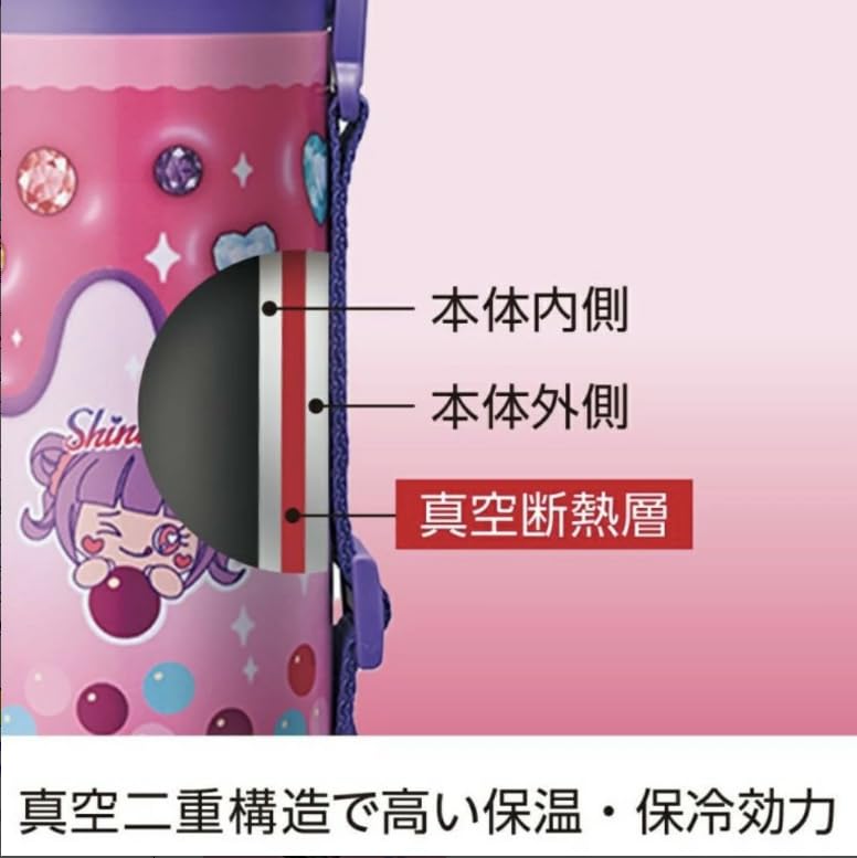 Amazon | 【600ml】しなこちゃん そこまで洗える3wayキッズボトル し