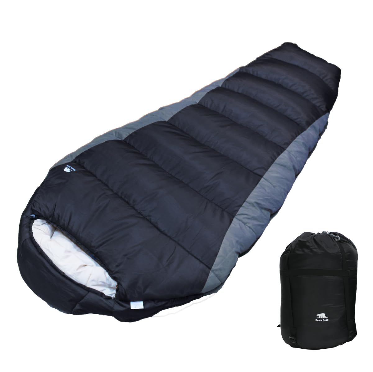 Amazon.co.jp: Bears Rock ベアーズロック -32度 寝袋 シュラフ マミー