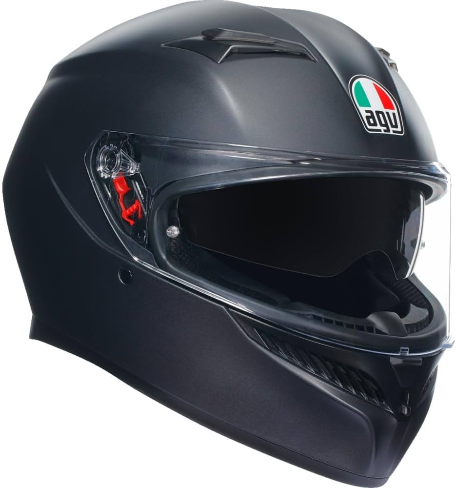 Amazon.com : AGV K3 Street Helmet-Matte Black-L : Sports & Outdoors
