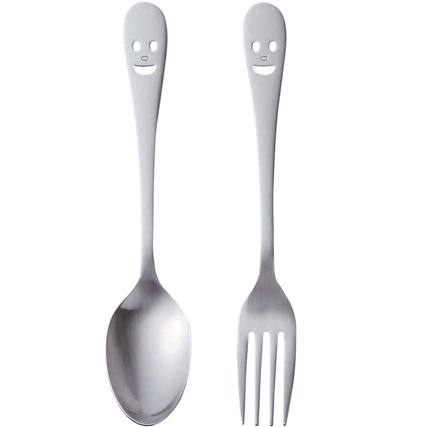 Amazon | ニコ デザートスプーン/デザートフォーク 2本セット | ナガオ