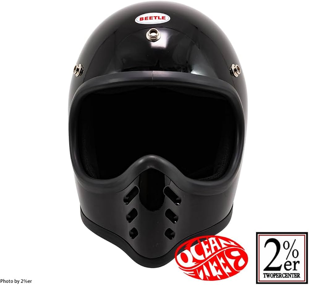 Amazon.co.jp: オーシャンビートル MTX ヘルメット ブラック OCEAN