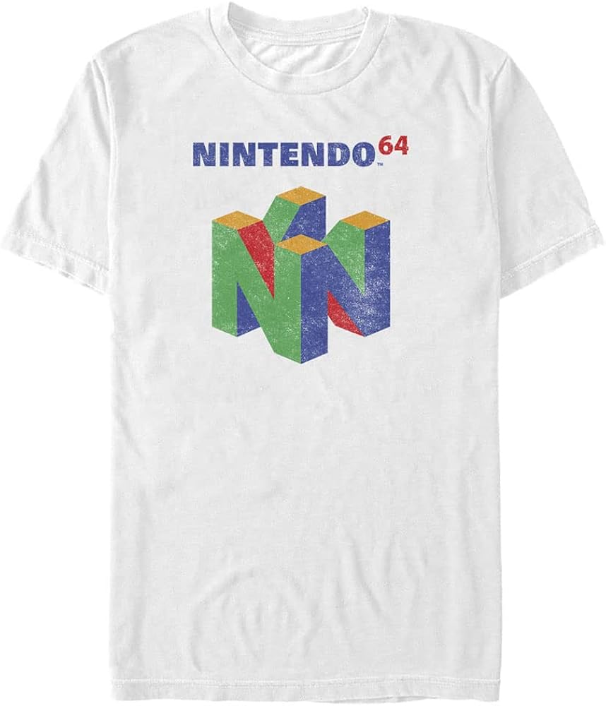 Amazon.com: Nintendo N64 Logo Men's Tops Short Sleeve Tee Shirt