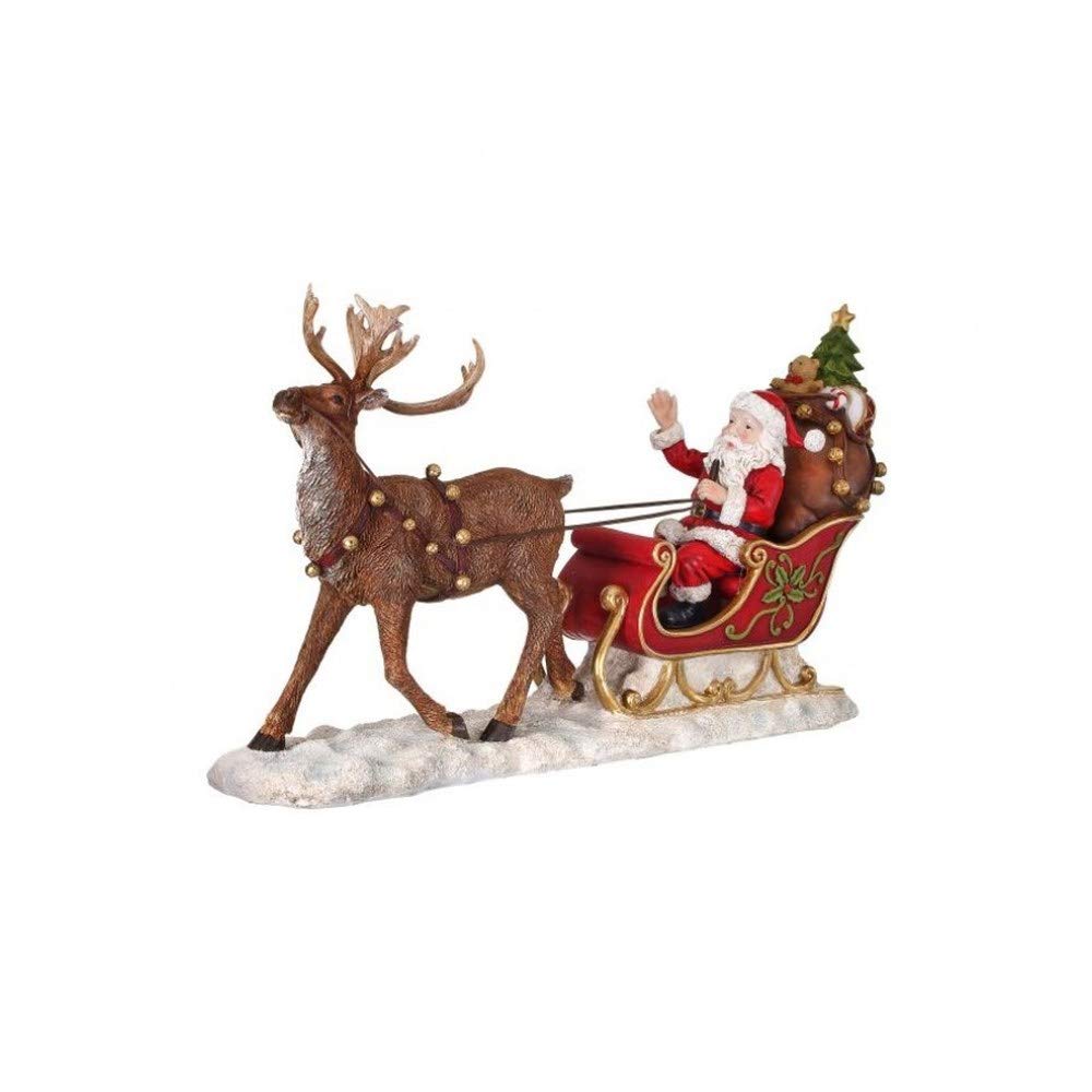 Amazon.co.jp: Regency International トナカイのそり サンタ 17インチ