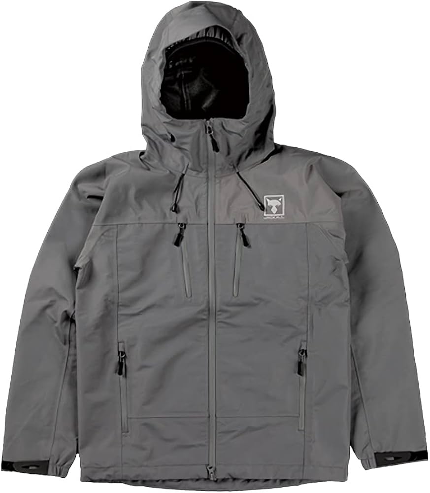 Amazon | JACKALL(ジャッカル) ハードシェルジャケット アイスグレー S
