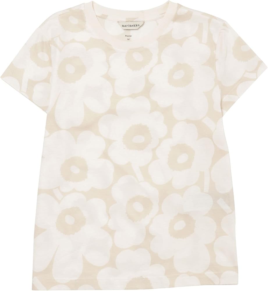 Amazon | [マリメッコ] Tシャツ 半袖 クルーネック ウニッコ柄 Mサイズ